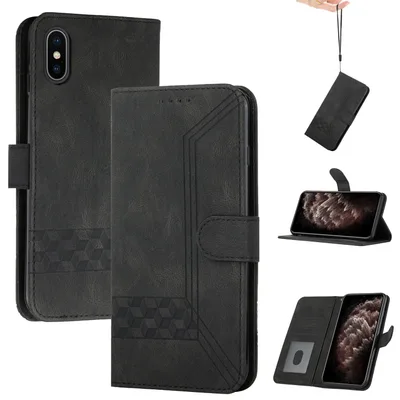 OKZone čierne peňaženkové puzdro pre iPhone X a XS 5,8″