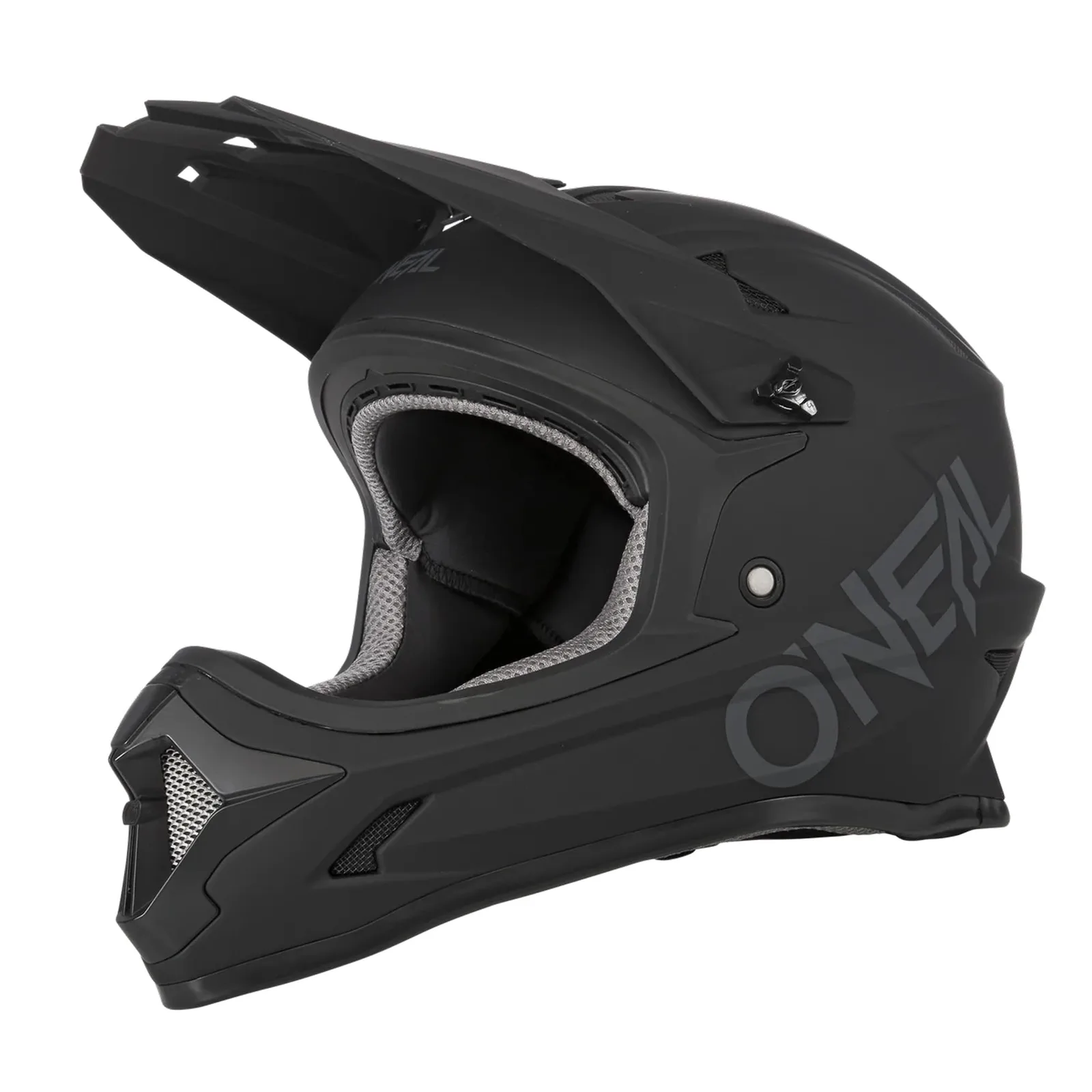 Celotvárová MTB prilba O'Neal Sonus Solid čierna M 57–58 cm