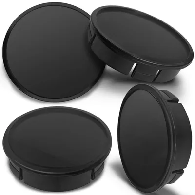 Stredové krytky diskov Biomar Labs CX 0 čierne 60 mm 4 ks