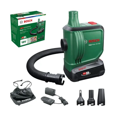Akumulátorová pumpa Bosch EasyInflate 18V-500 s 2,0Ah batériou a nabíjačkou