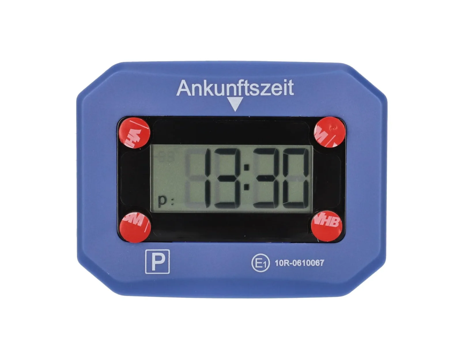 Automatický parkovací kotúč 692536 modrý variant 1cm SOS CR2450 nalepovací