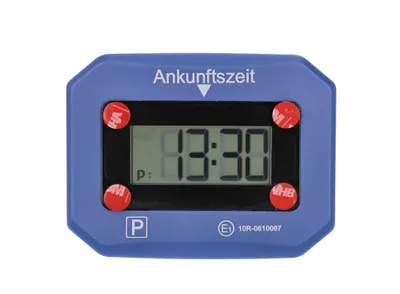 Automatický parkovací kotúč 692536 modrý variant 1cm SOS CR2450 cartrend