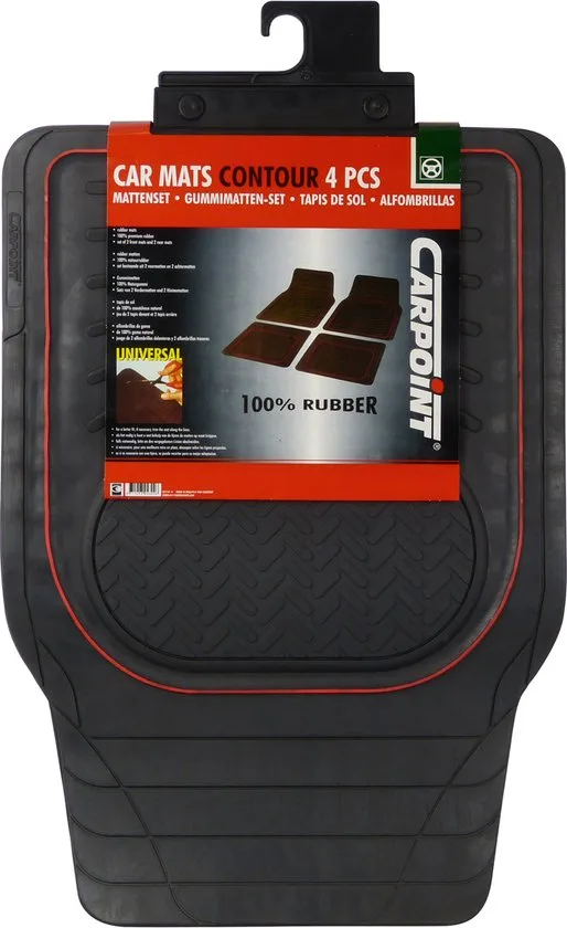 Carpoint Contour univerzálne gumové autorohože 4 ks
