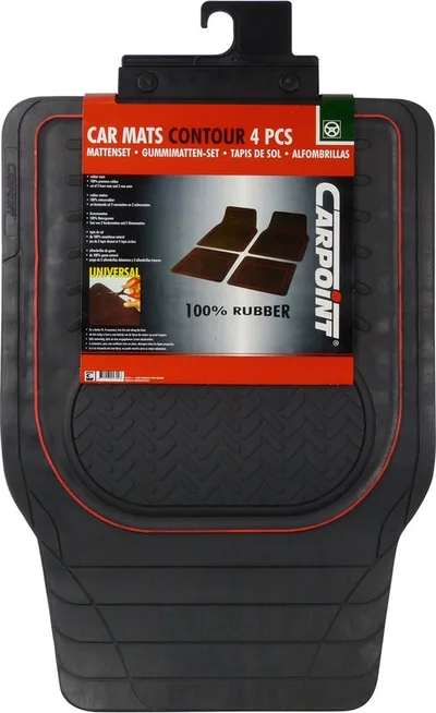 Carpoint Contour univerzálne gumové autorohože 4 ks