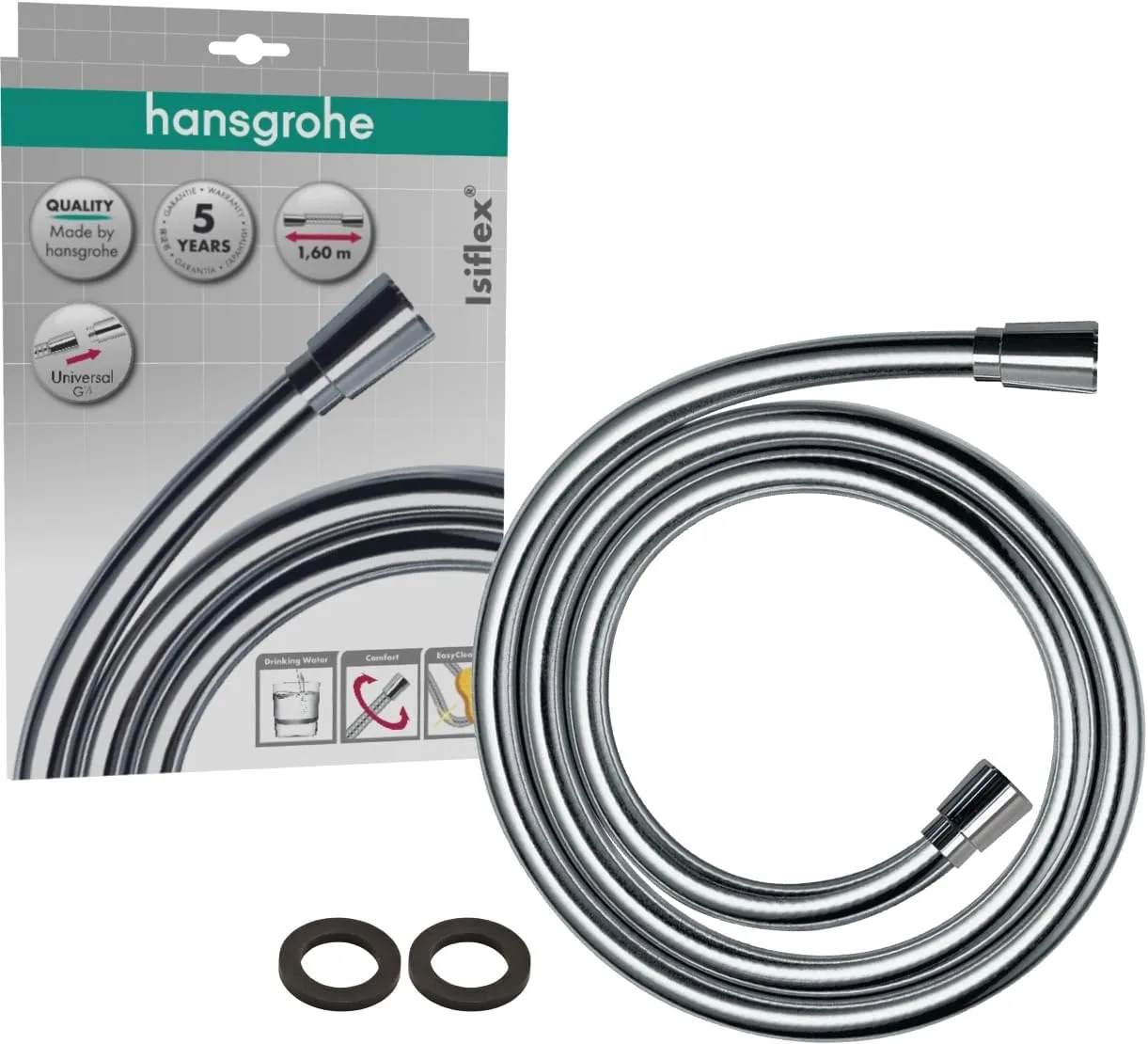 Sprchová hadica hansgrohe Isiflex 1,6 m chróm