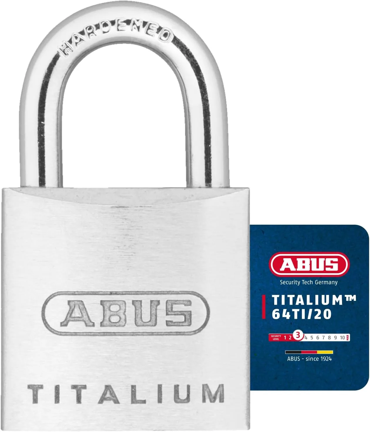 Visacie zámky ABUS 64TI/20 TWINS 56385 20 mm 2 ks rovnaký kľúč 3 kľúče