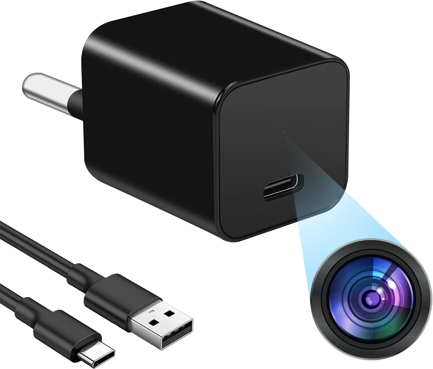 Minikamera SZB5 1080p bez WiFi, vidlica C, kábel Type-C, USB čítačka