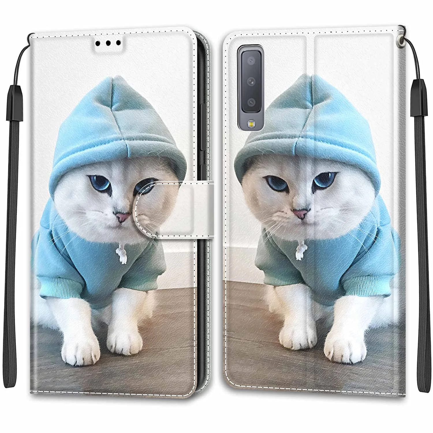 Peňaženkové puzdro pre Samsung Galaxy S9 Plus s motívom mačky