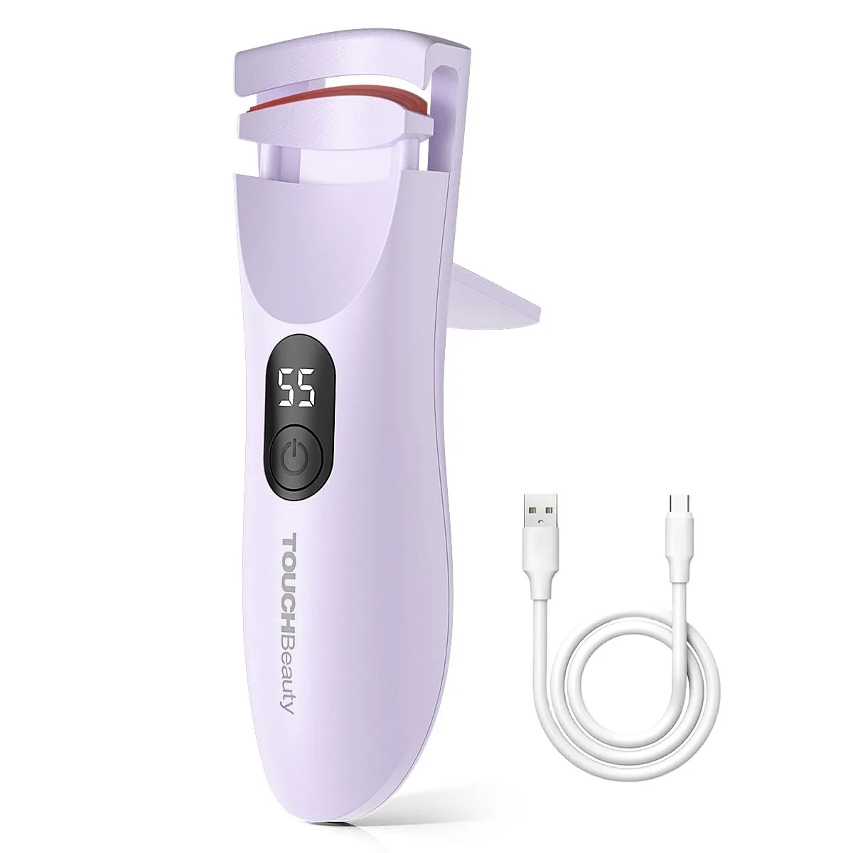 Vyhrievané klieštiky na riasy TOUCHBeauty AG-2316 fialové