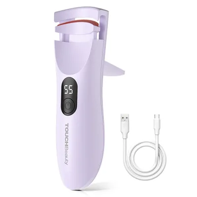 Vyhrievané klieštiky na riasy TOUCHBeauty AG-2316 fialové