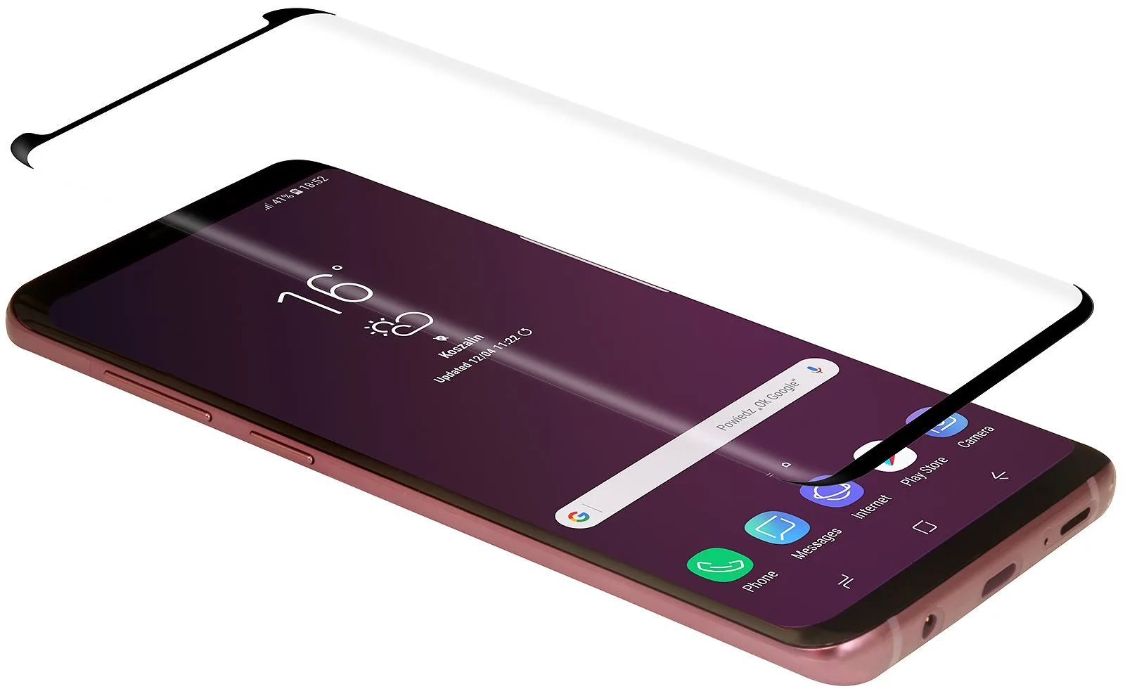 Tvrdené sklá s čiernym rámom pre Samsung Galaxy S9 Plus 2 ks