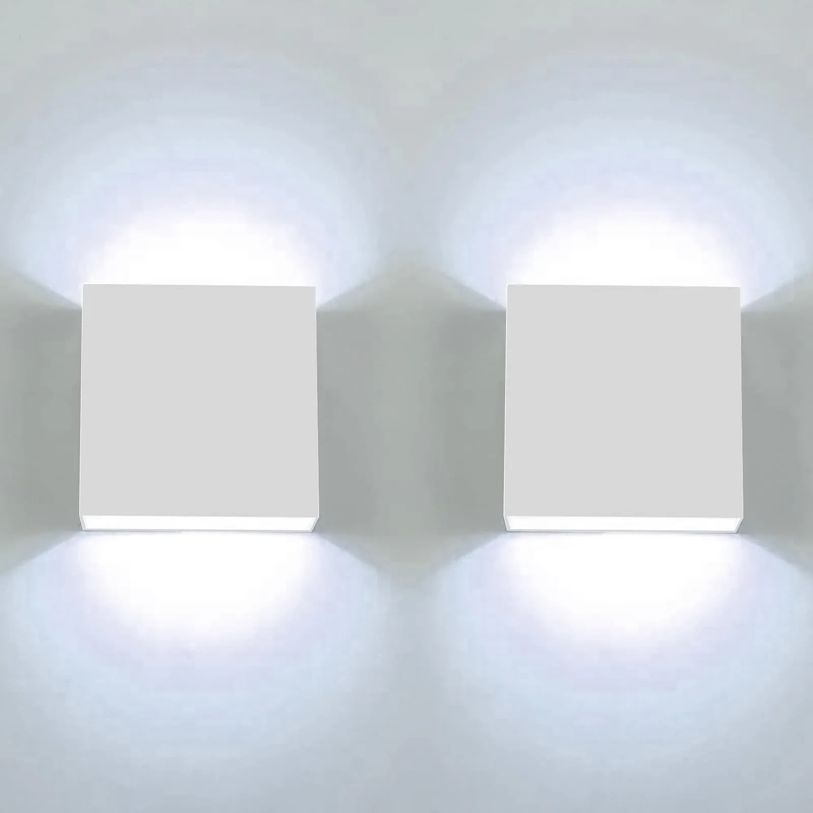 Nástenné LED svietidlá CHEVVY 7 W 6000 K biele 2 ks