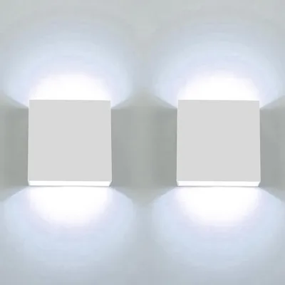 Nástenné LED svietidlá CHEVVY 7 W 6000 K biele 2 ks