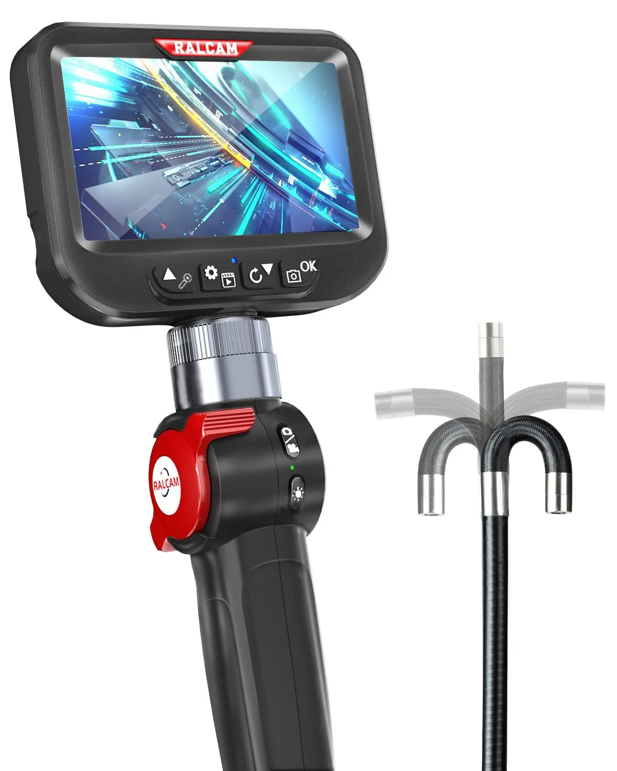 Inšpekčná kamera Ralcam H408B 8,5 mm 1 m 180° s displejom 4,3″