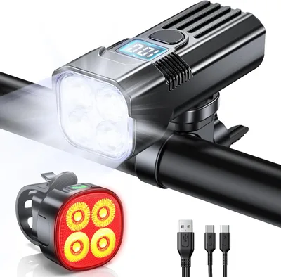 LED svetlá na bicykel Mohard GH40 predné a zadné Unknown