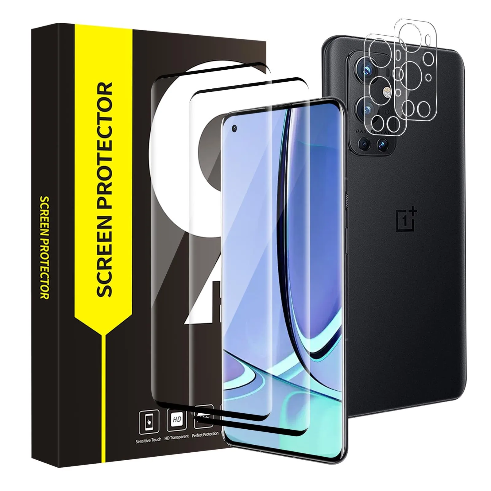 JZG ochranné EPU fólie pre OnePlus 9 Pro, 2 na displej + 2 na fotoaparát