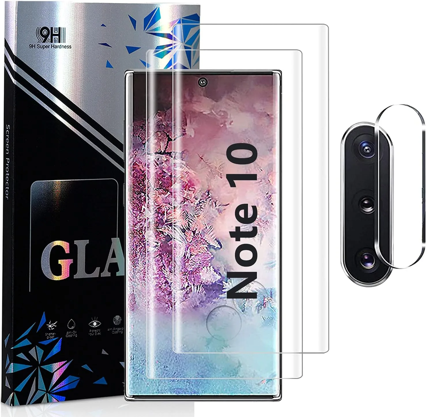 Ochranné sklá pre Samsung Galaxy Note 10, 2+1 ks