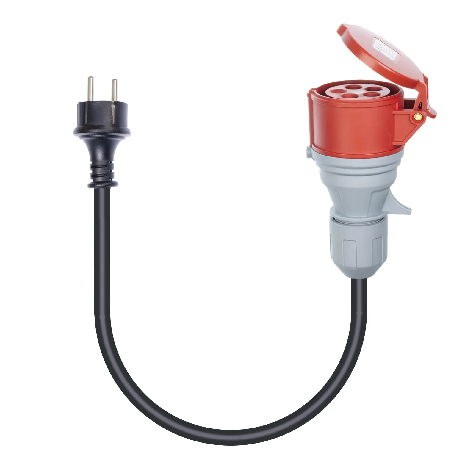 Napájací adaptér Schuko na CEE Live4Future 16 A 5-pin 230 V 70 cm