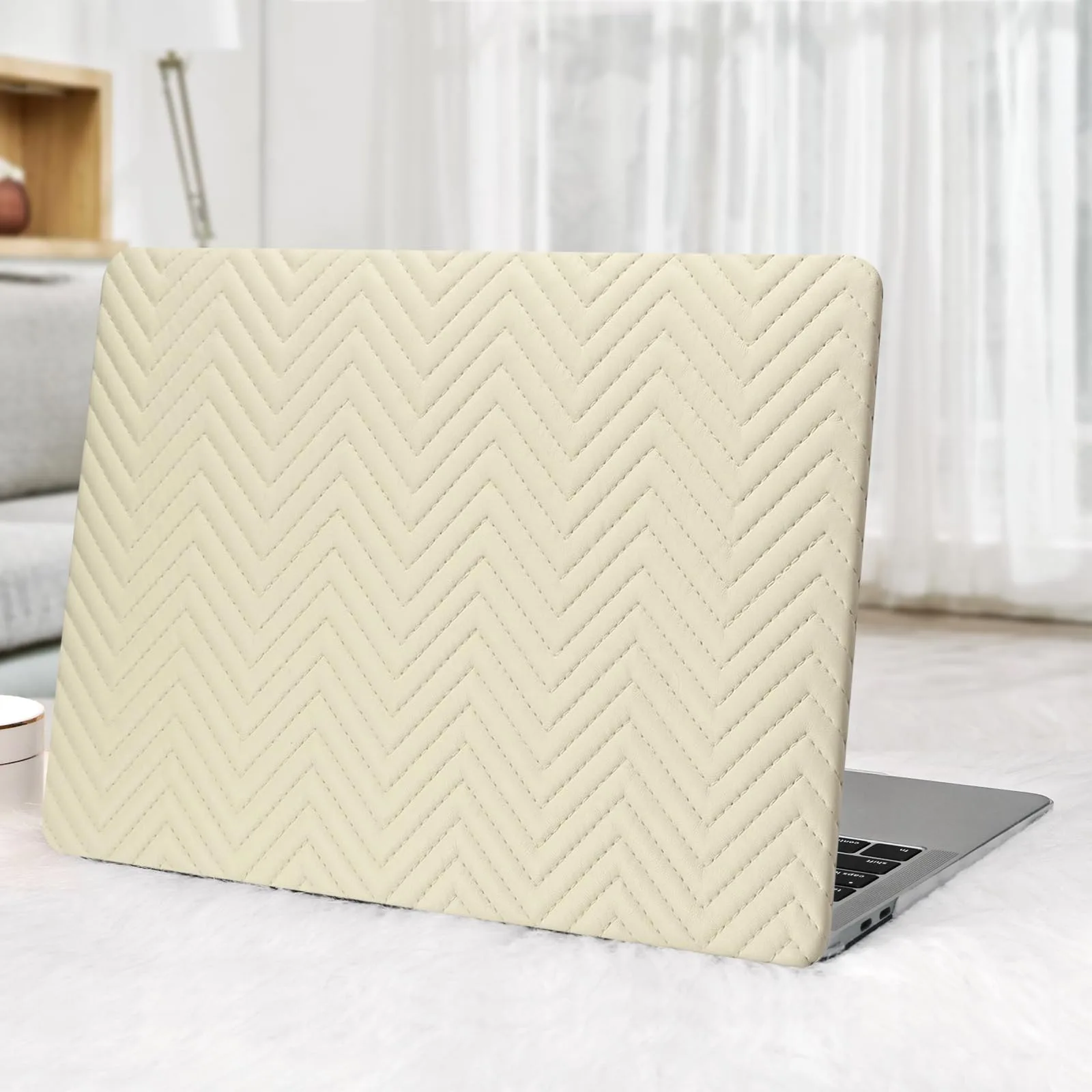 Béžové puzdro pre MacBook Air 15 M3 A3114 M2 A2941