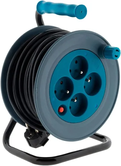 Bubnový predlžovací kábel Zenitech 15 m modrý spLc46M9LoM