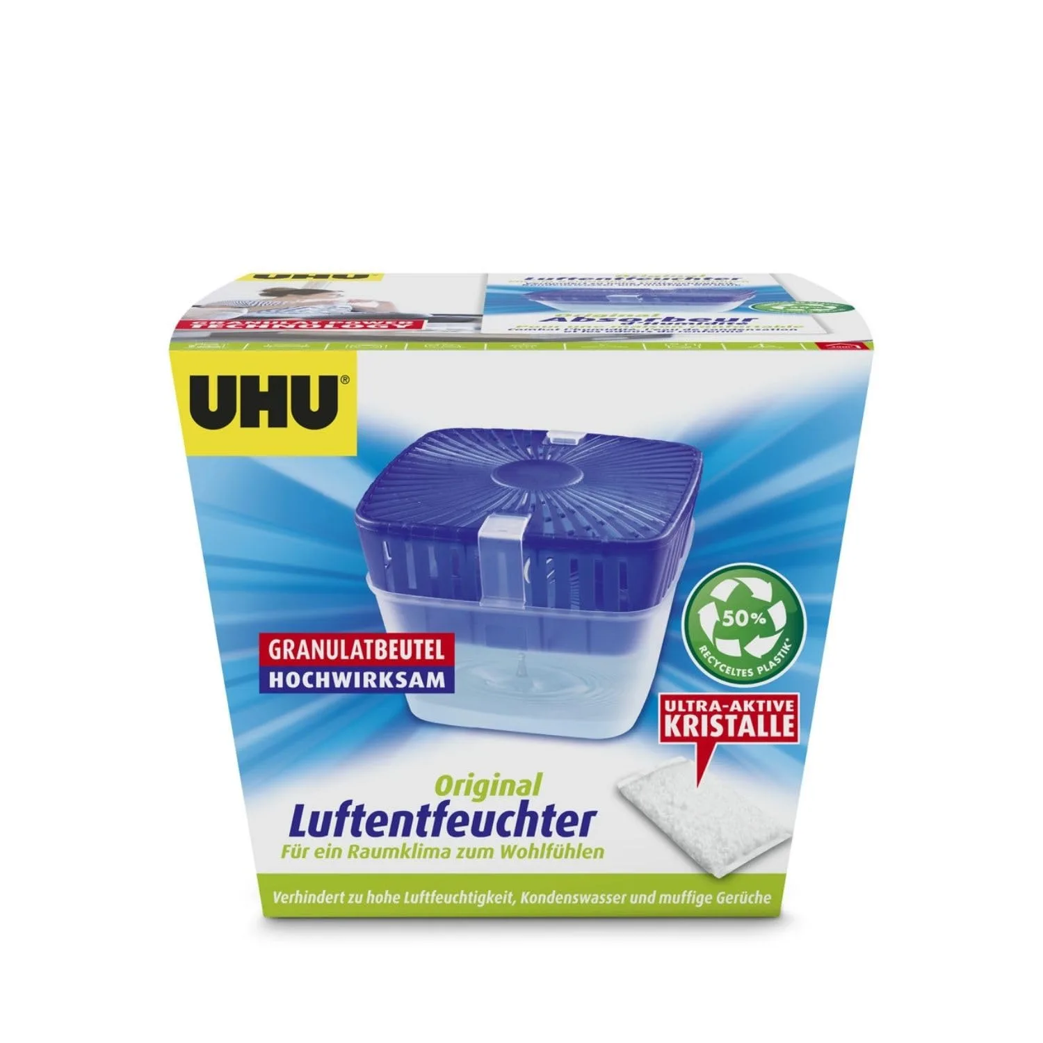 Pohlcovač vlhkosti UHU 52155 s náplňou 450g