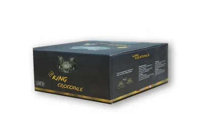 King Crocodile kokosové uhlie 28 × 28 mm 1 kg