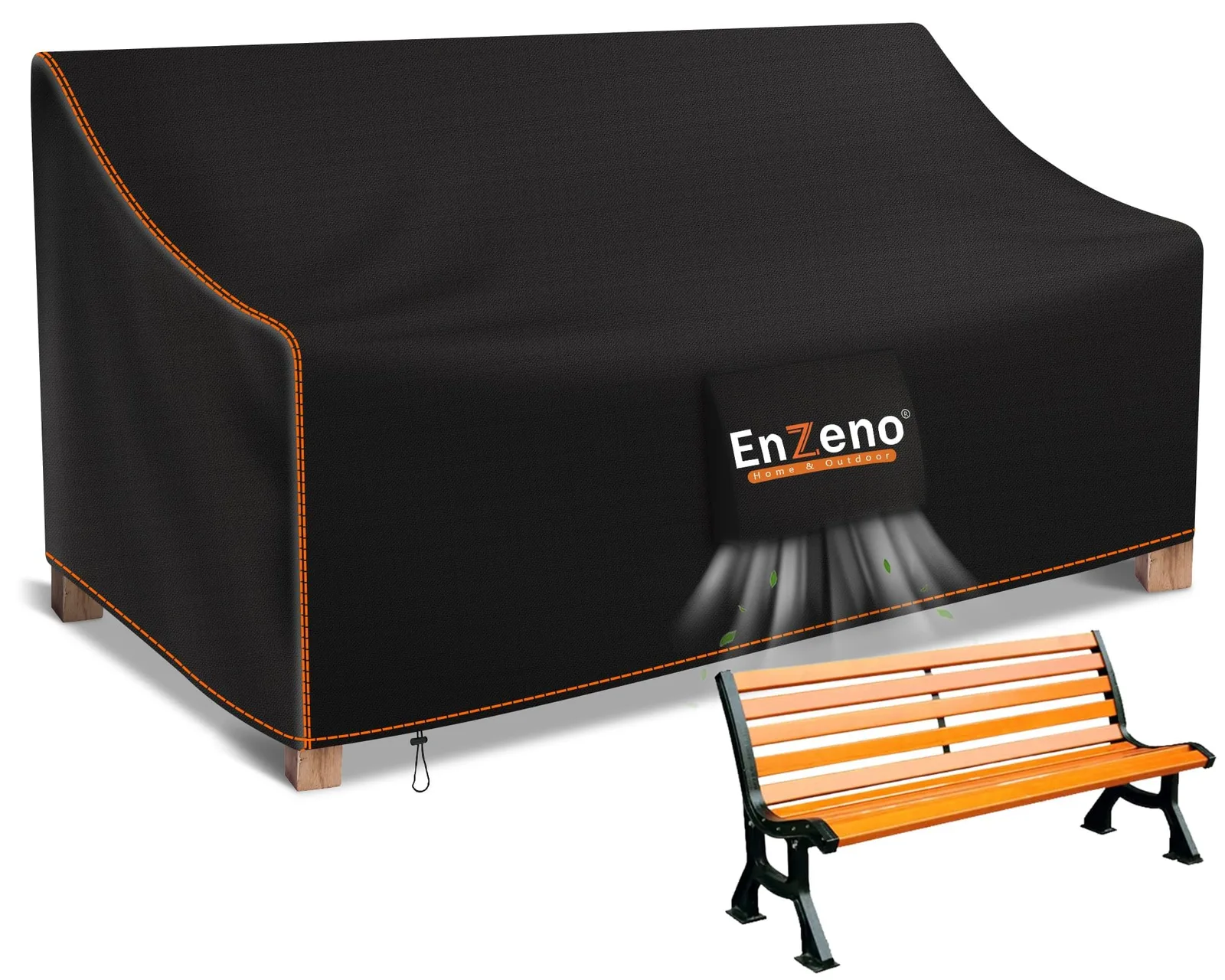 Poťah na lavičku Enzeno 134×65×63/89 cm 2 miesta