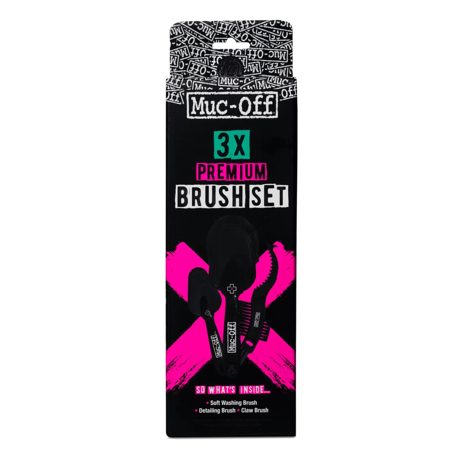3 kefy Muc-Off 220 na bicykel: Soft Washing, Detailing a Claw