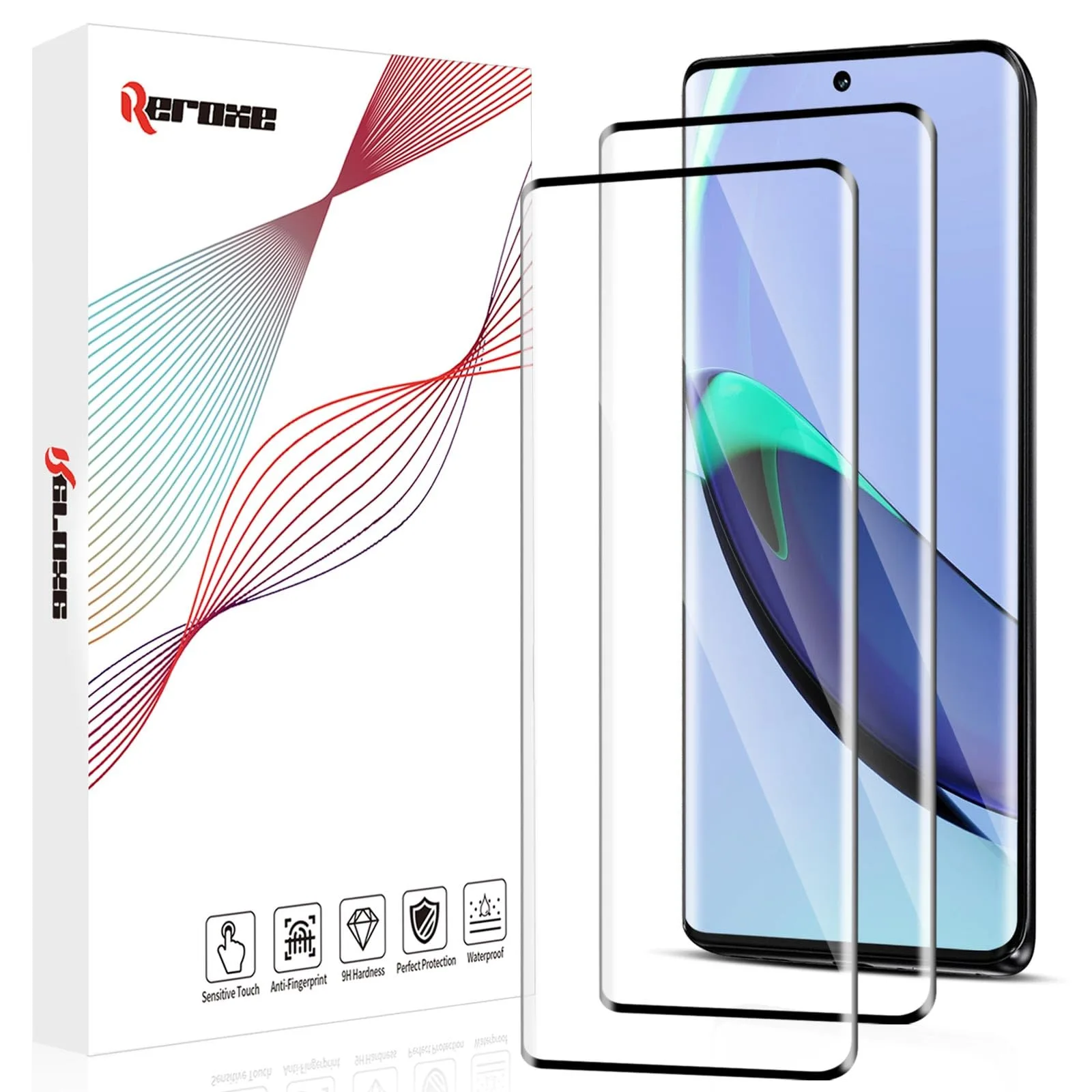 REROXE 3D sklo pre Motorola Edge 50 Pro/Ultra 5G 2 ks