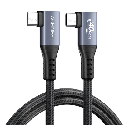 AGFINEST Thunderbolt 4 USB-C kábel 40 Gbps 100 W 2 m