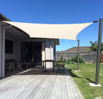 Priedušná tieniaca plachta AXT SHADE 2×3 m antracitová