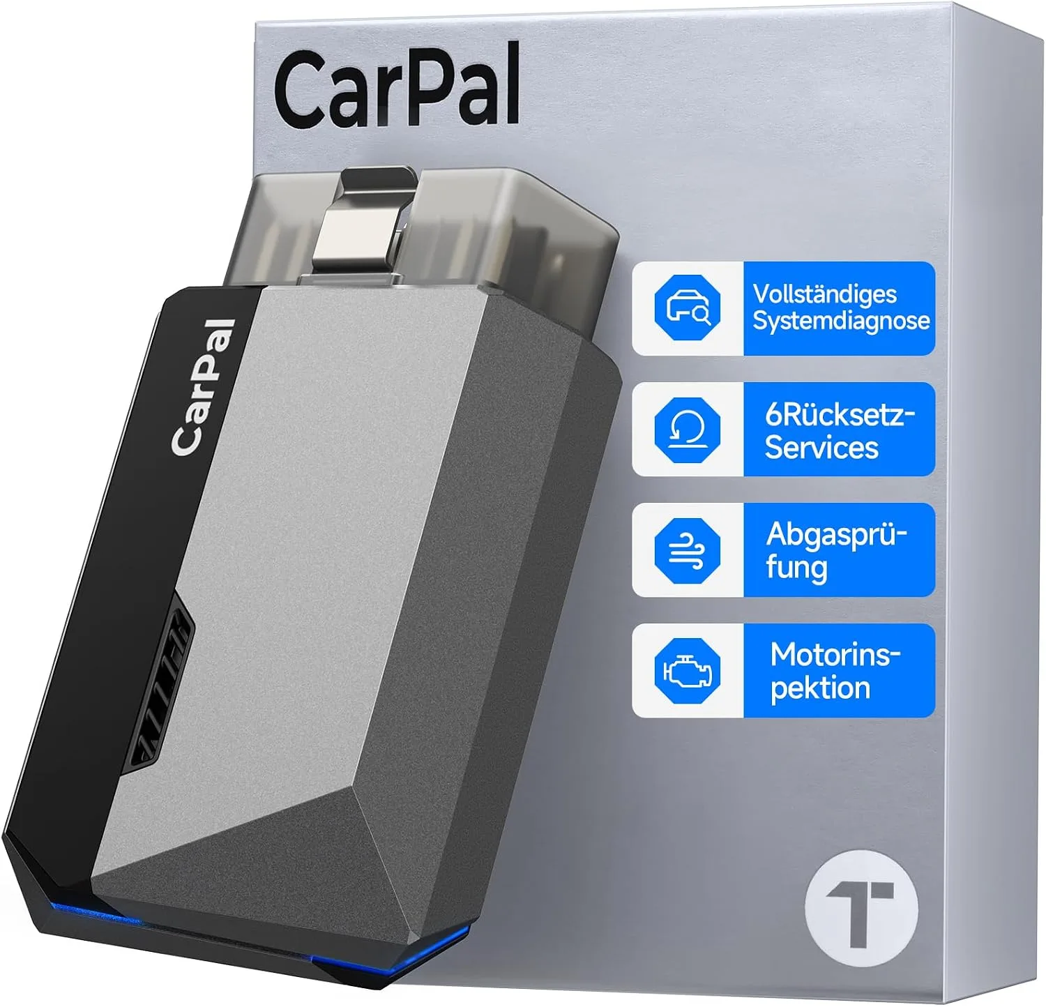 Diagnostický adaptér OBD2 Bluetooth TOPDON CarPal-A 6 resetovacích služieb
