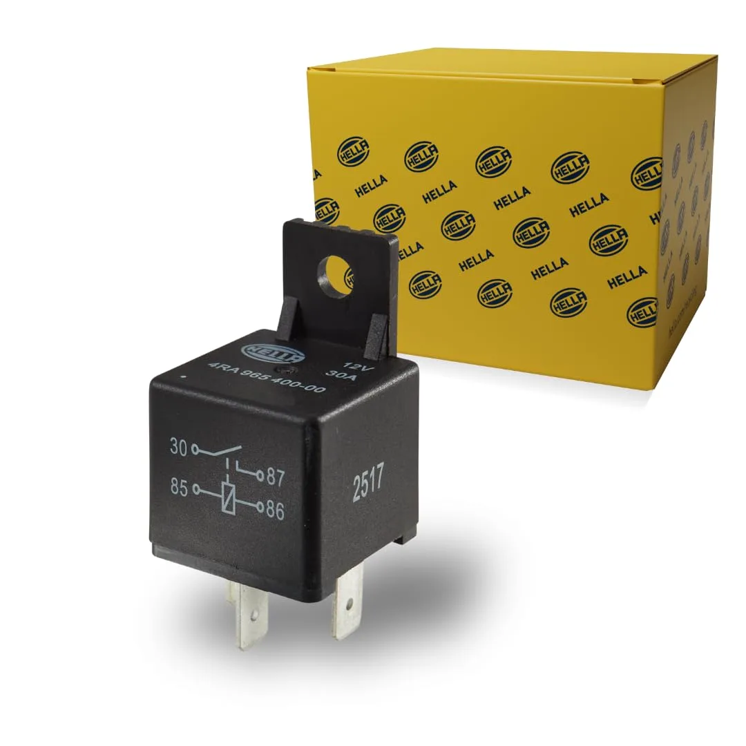 Spínacie relé HELLA 4RA 965 400-001 12V 4 póly s držiakom