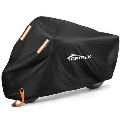 Plachta na motocykel Toptrek top0814 XXL 245×105×125cm čierna