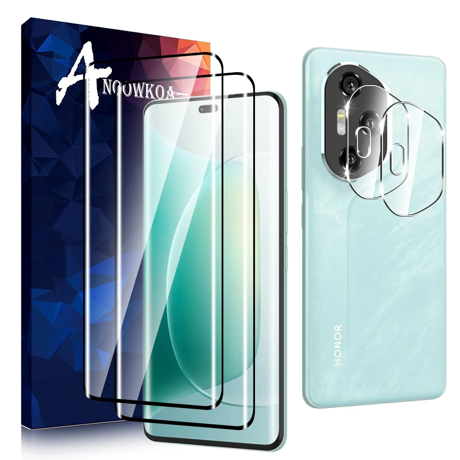 Anoowkoa sklá na displej a fotoaparát Honor 300 Pro 5G 2+2 ks