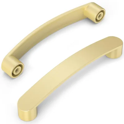 Nábytkové úchytky FURNIWARE rozstup 128 mm brúsený nikel 10 ks