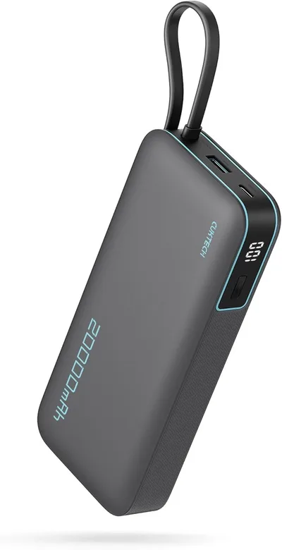 Powerbanka CUKTECH PB200N 20000 mAh 45 W so vstavaným USB-C káblom