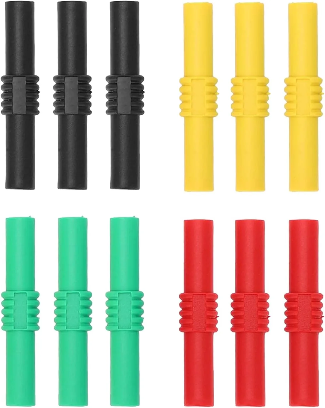 Banánové spojky samica–samica 4 mm 12 ks