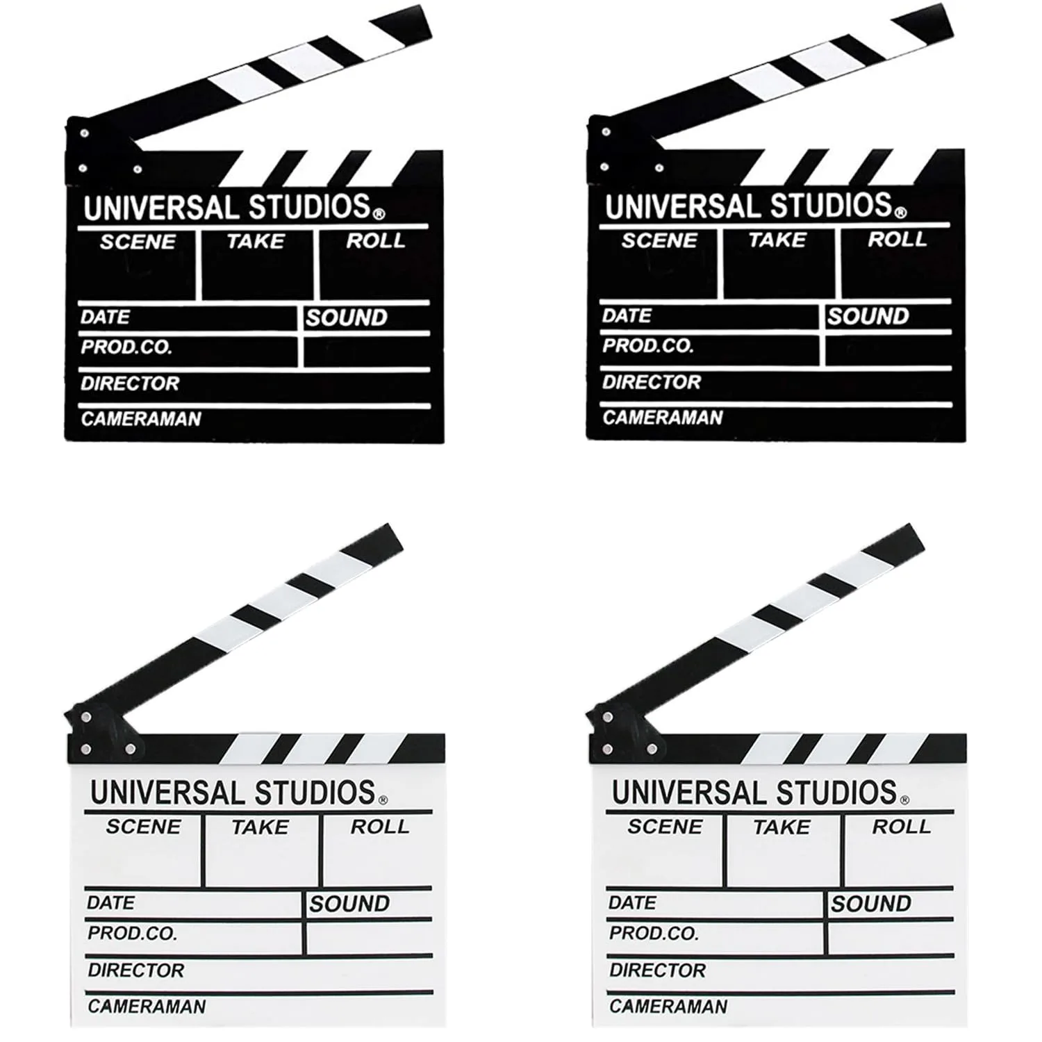 Cobenga filmové klapky plastové 4 ks