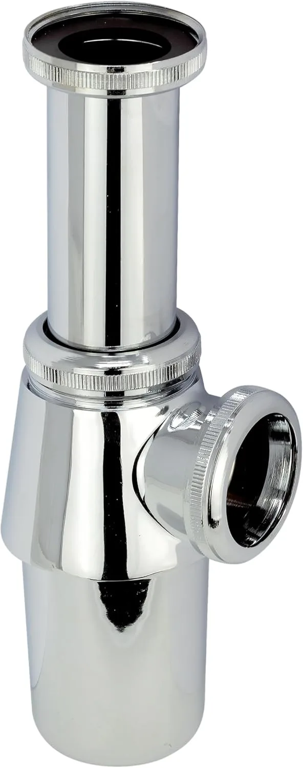 Umývadlový sifón Wirquin 30718960 1¼″ Ø32 mm mosadzný chróm