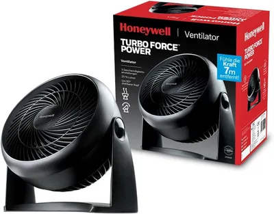 Stolový ventilátor Honeywell HT900E4 TurboForce čierny, 3 rýchlosti spLc46M9LoM
