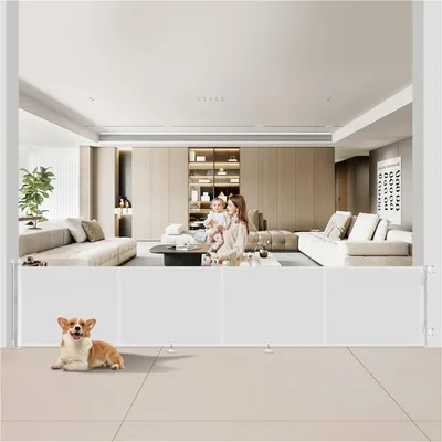 Wodondog výsuvná bezpečnostná zábrana pre deti a psy 500 × 86 cm