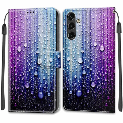 Fialovo-modré peňaženkové puzdro pre Samsung Galaxy Feyten – A14, 5G