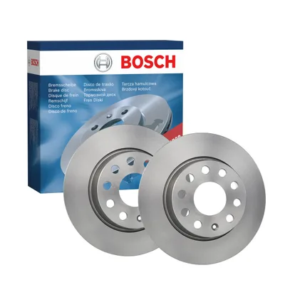 Brzdové kotúče Bosch 0986479677 Golf 272 mm 10 mm 9 dier plné olejované pár