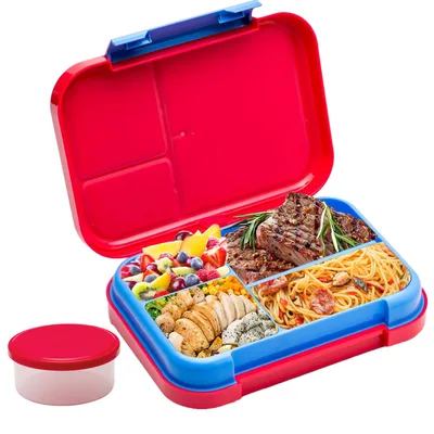 Detský bento box so 4 priehradkami a nádobkou Epokay