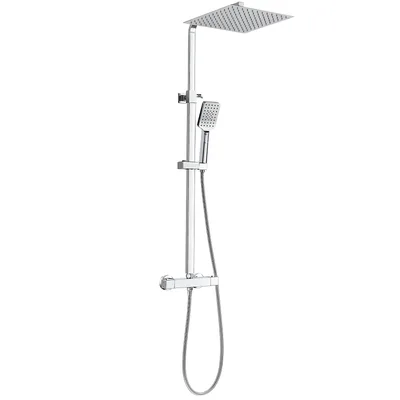 Bevankly termostatický sprchový set 30 × 30 cm chróm
