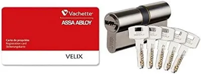 Cylindrická vložka s 5 kľúčmi Vachette Velix 28170000