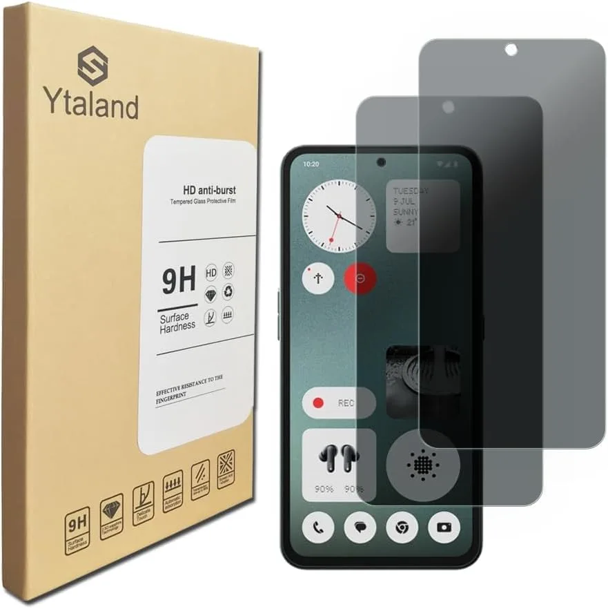 Privátne sklá 9H pre Nothing CMF Phone 1 2 ks