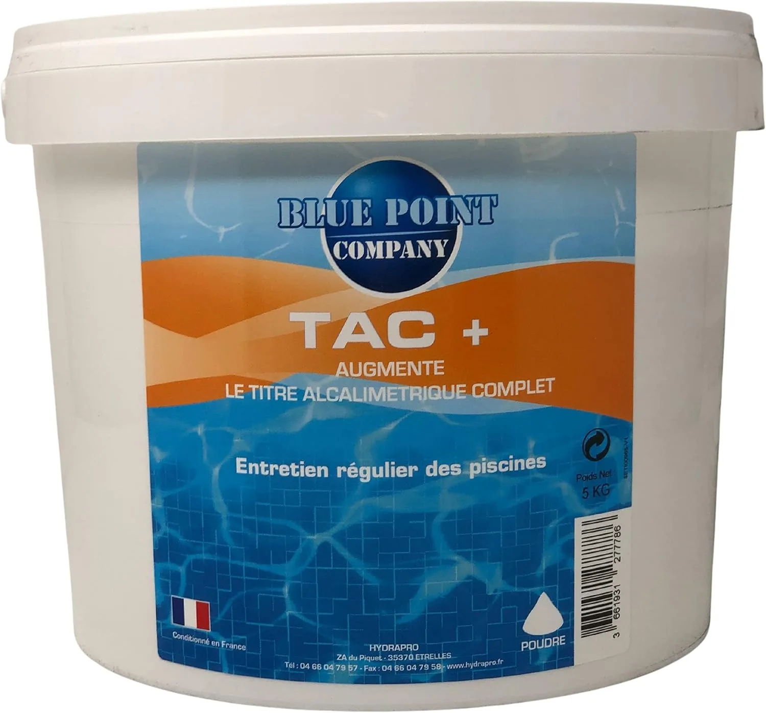 TAC+ korektor alkality bazénovej vody BLUE POINT COMPANY 0188 5 kg
