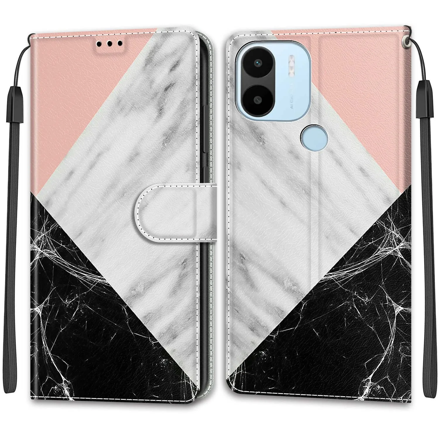 Peňaženkové puzdro s guľôčkovým vzorom pre Xiaomi Redmi A1 a A1+